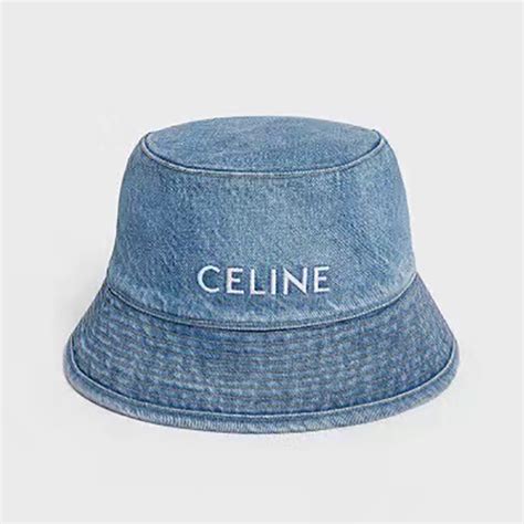 celine bucket hat blue|elegant bucket hats for women.